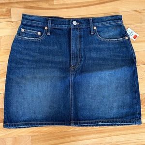 Gap denim mini skirt sz 30 tall NWT